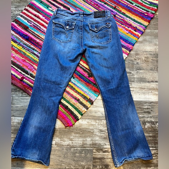 Cheryl Crow Bootheel Trading Company Fontana low rise bootcut blue jeans • 30 - Picture 10 of 16
